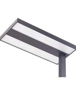 Stehlampe Led Metall Schwarz 197 Cm Rechteckig Taurus
