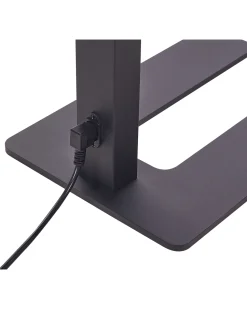 Stehlampe Led Metall Schwarz 197 Cm Rechteckig Taurus