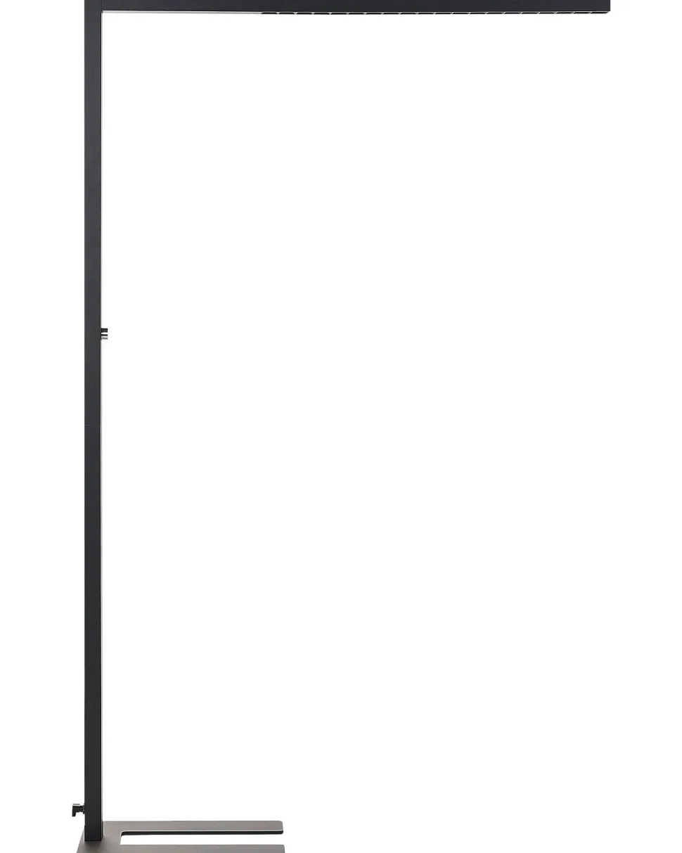 Stehlampe Led Metall Schwarz 194 Cm Rechteckig Sagitta
