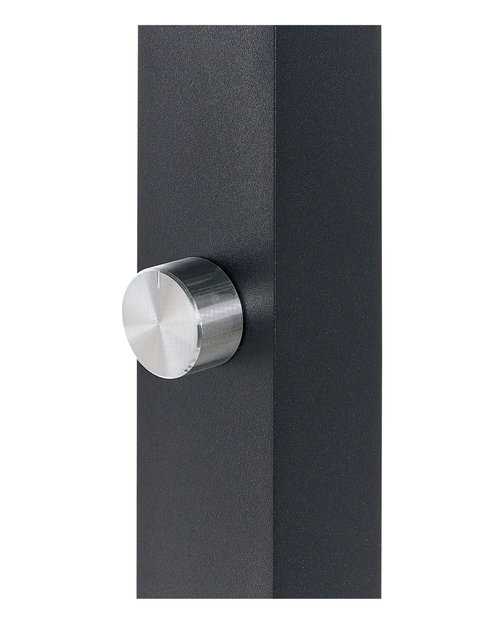 Stehlampe Led Metall Schwarz 194 Cm Rechteckig Sagitta