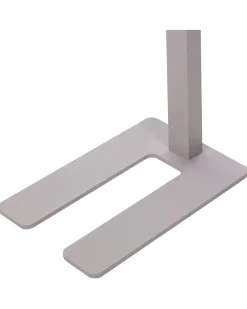 Stehlampe Led Metall Silber 197 Cm Rechteckig Taurus