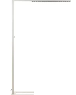Stehlampe Led Metall Silber 194 Cm Rechteckig Sagitta