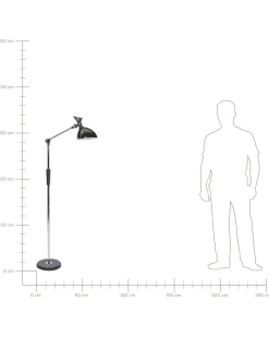 Stehlampe Led Silber 169 Cm Andromeda