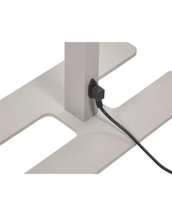 Stehlampe Led Silber 2-Flammig 196 Cm Rechteckig Sculptor