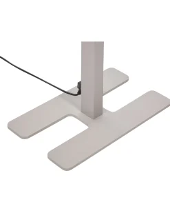 Stehlampe Led Silber 2-Flammig 196 Cm Rechteckig Sculptor