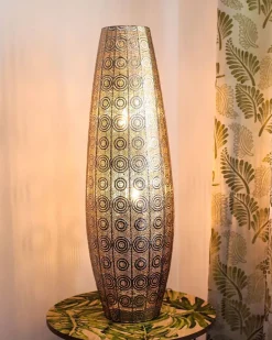 Stehlampe Nickel 85 Cm Laternenform Maringa