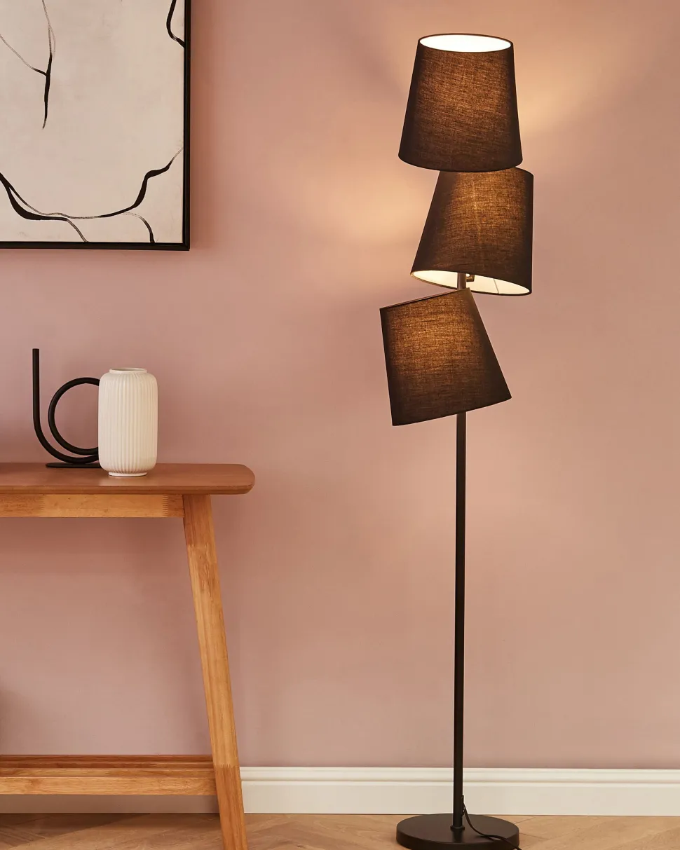 Stehlampe Schwarz 164 Cm Kegelform Rio Grande