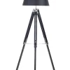 Stehlampe Schwarz 143 Cm Kegelform Madeira