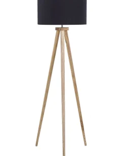 Stehlampe Schwarz 140 Cm Trommelform Nitra