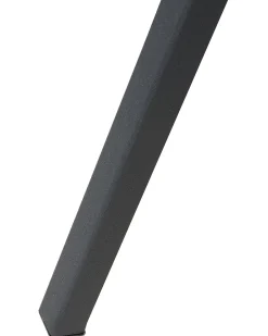 Stehlampe Schwarz / Gold 165 Cm Rund Thames Ii