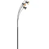 Stehlampe Schwarz 5-Flammig 205 Cm Kegelform Baraga