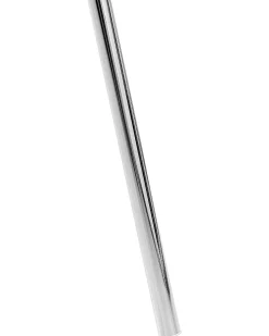 Stehlampe Silber / Weis 148 Cm Trommelform Vistula