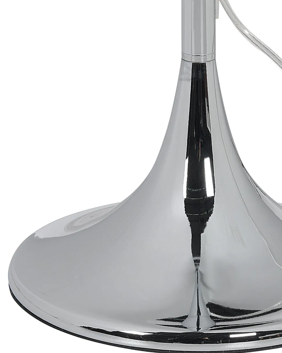 Stehlampe Weilampada Da Pavimento Metallo Argento 147 Cm Nuons Kristall-Optik 170 Cm Trommelform Evans