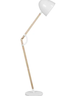 Stehlampe Weis 175 Cm Rund Hetton