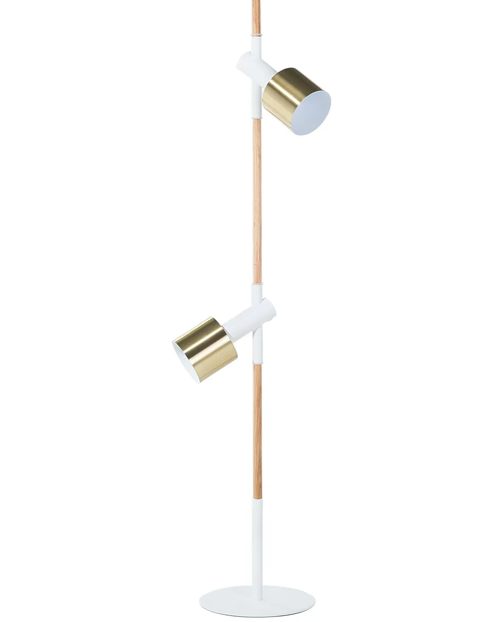 Stehlampe Weis 125 Cm Trommelform Owens
