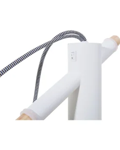 Stehlampe Weis 125 Cm Trommelform Owens