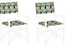 Stoffbezug 2Er Set Fur Gartenstuhl Cine Fleckenmuster Mehrfarbig