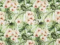 Stoffbezug 2Er Set Fur Gartenliegen Anzio / Avellino Blumenmotiv Rosa