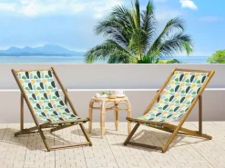 Stoffbezug 2Er Set Fur Gartenliegen Anzio / Avellino Fleckenmuster Mehrfarbig