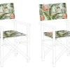 Stoffbezug 2Er Set Fur Gartenstuhl Cine Flamingomuster Bunt