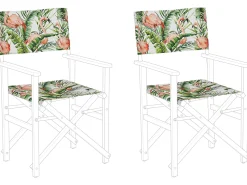 Stoffbezug 2Er Set Fur Gartenstuhl Cine Flamingomuster Bunt