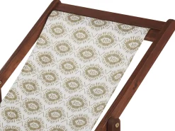 Stoffbezug 2Er Set Fur Gartenliegen Anzio / Avellino Bohomuster Sandbeige