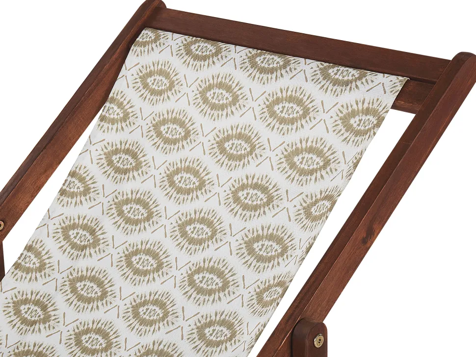 Stoffbezug 2Er Set Fur Gartenliegen Anzio / Avellino Bohomuster Sandbeige