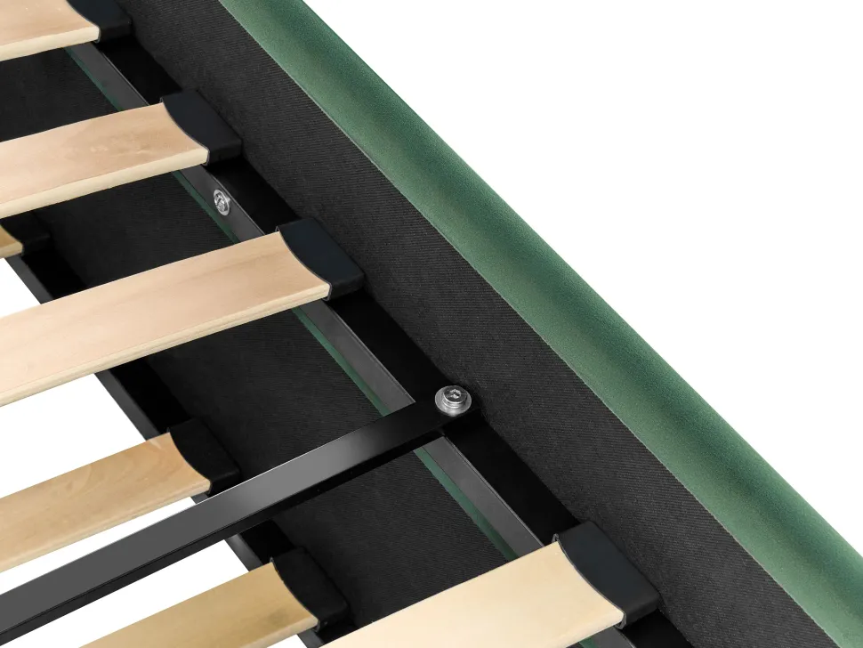 Tagesbett Ausziehbar Samtstoff Grun Lattenrost 90 X 200 Cm Gassin