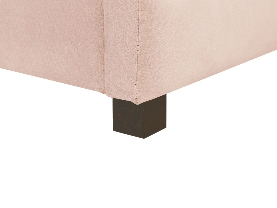 Tagesbett Samtstoff Pastellrosa Mit Bettkasten 90 X 200 Cm Marray
