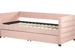 Tagesbett Samtstoff Pastellrosa Mit Bettkasten 90 X 200 Cm Marray