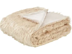 Tagesdecke Felloptik Hellbraun 200 X 220 Cm Delice