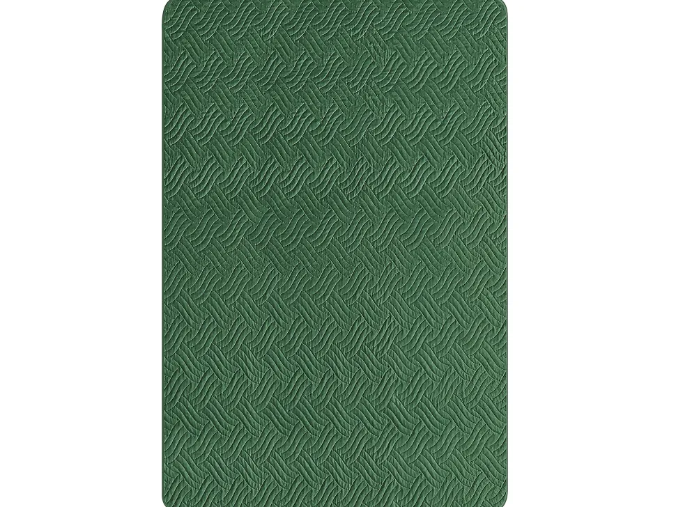 Tagesdecken Set 3-Teilig Grun 140 X 210 Cm Babak