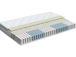 Taschenfederkernmatratze Memory Foam Mittelfest 90 X 200 Cm Abnehmbarer Bezug Luxus