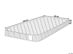 Taschenfederkernmatratze Hart 80 X 200 Cm Bliss