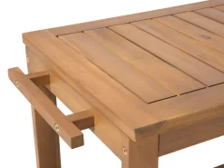 Teewagen Holz Hellbraun Rollbar Rechteckig 47 X 83 Cm Sassari