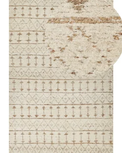 Teppich Baumwolle / Nutzhanf Beige 200 X 300 Cm Zweiseitig Sanao