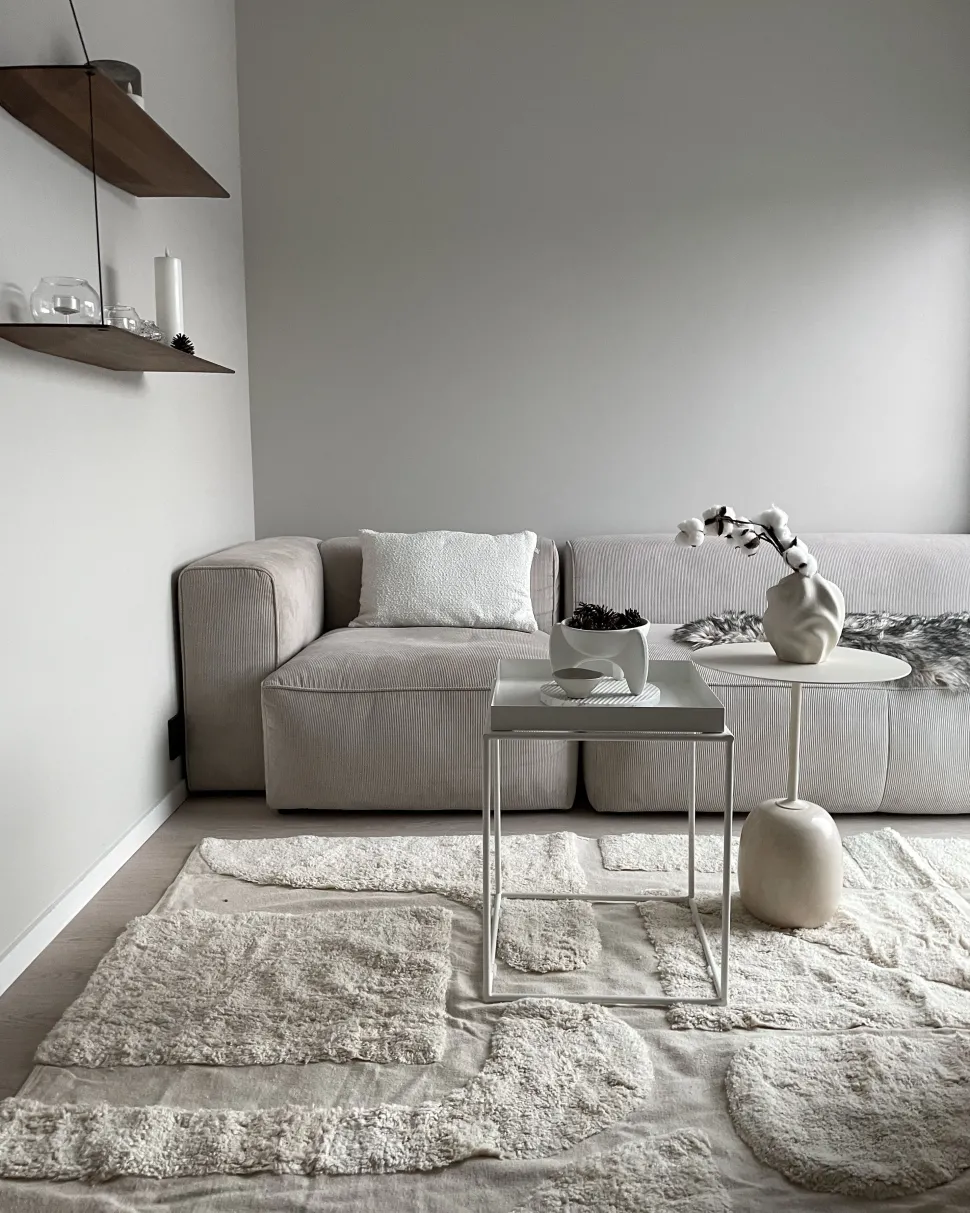 Teppich Baumwolle Beige 160 X 230 Cm Abstraktes Muster Kurzflor Diyadin