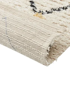 Teppich Baumwolle Beige 160 X 230 Cm Tezpur