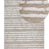 Teppich Baumwolle Beige 120 X 180 Cm Kurzflor Ahirli