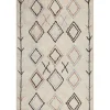 Teppich Baumwolle Beige 160 X 230 Cm Geometrisches Muster Corum