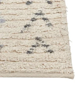 Teppich Baumwolle Beige 160 X 230 Cm Dispur