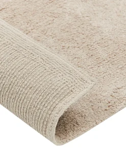 Teppich Baumwolle Beige / Rot 160 X 230 Cm Abstraktes Muster Kurzflor Bolat
