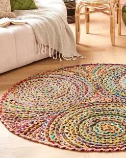 Teppich Baumwolle Bunt 140 Cm Yenice