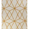 Teppich Baumwolle Cremeweis / Gelb 160 X 230 Cm Geometrisches Muster Shaggy Marand