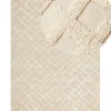 Teppich Baumwolle Hellbeige 160 X 230 Cm Geometrisches Muster Kurzflor Ardahan