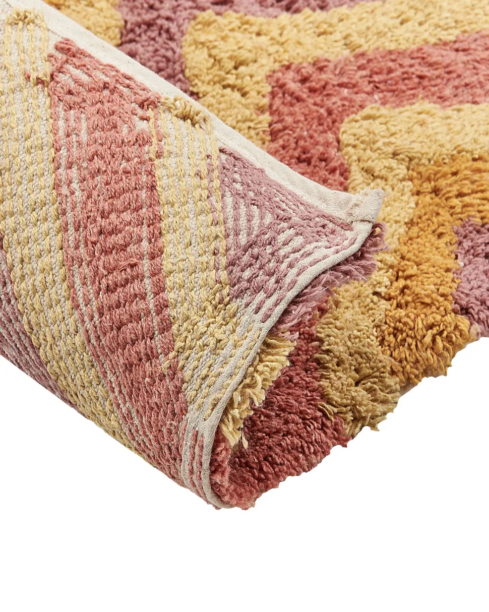 Teppich Baumwolle Mehrfarbig 160 X 230 Cm Canakkale
