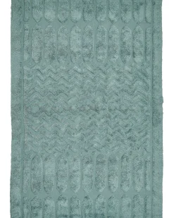 Teppich Baumwolle Mintgrun 160 X 230 Cm Geometrisches Muster Kurzflor Sirnak