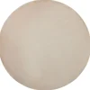 Teppich Beige 140 Cm Rund Kurzflor Gesi Ii