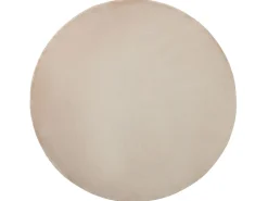 Teppich Beige 140 Cm Rund Kurzflor Gesi Ii