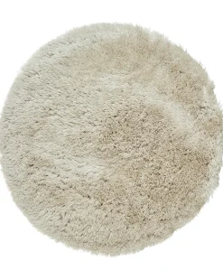 Teppich Beige 140 Cm Shaggy Cide